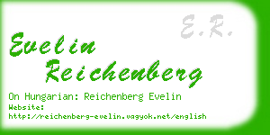 evelin reichenberg business card